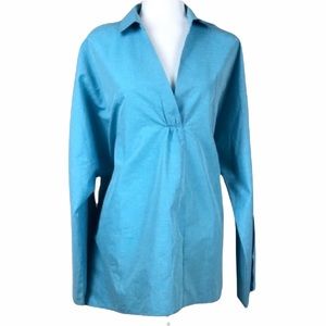MISSLOOK Pullover Tunic Blouse Turquoise size 3X